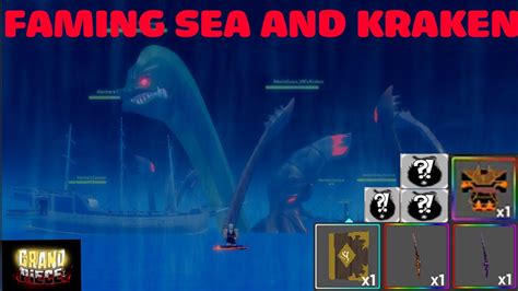 Roblox Farming Kraken V Vua Bi N Trong Grand Piece Online I