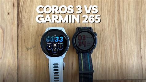 So sánh đồng hồ Coros Pace 3 và Garmin Forerunner 265