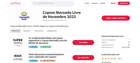 Cupom Do Mercado Livre Para A Black Friday 2023 Como Resgatar E Usar