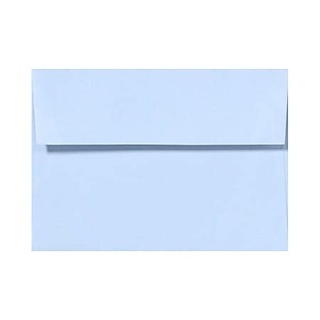 LUX Invitation Envelopes A2 Peel Press Closure Baby Blue Pack Of 50