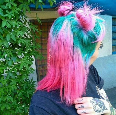 Like What You See Follow Me For More Uhairofficial Pink Ombre Hair Blue Hair Underlights