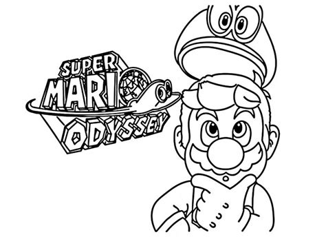 Super Mario Odyssey Coloring Pages - Coloring Pages For Kids And Adults