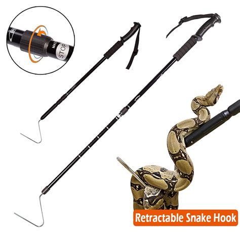 Ic Iclover Professional Aluminum Collapsible Snake Hook Reptile