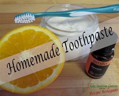 Homemade Toothpaste Secret To The Right Consistency Make Healthier Choices