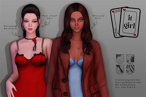 It Girl Collection Imvikai X Daylifesims Collab Daylife Sims