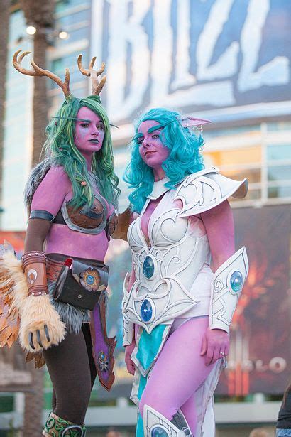 Female Genderbent Malfurion Stormrage Tyrande Cosplay From World Of