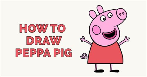 How to Draw Peppa Pig - Really Easy Drawing Tutorial