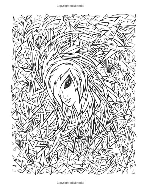 Creative Haven Fanciful Faces Coloring Book Face Coloring Pages