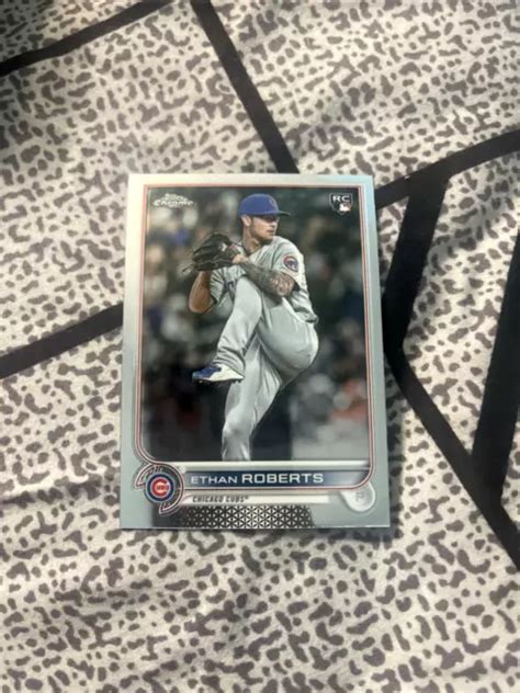 TOPPS CHROME BASEBALL 2022 Ethan Roberts Chicago Cubs USC31 1 Carte