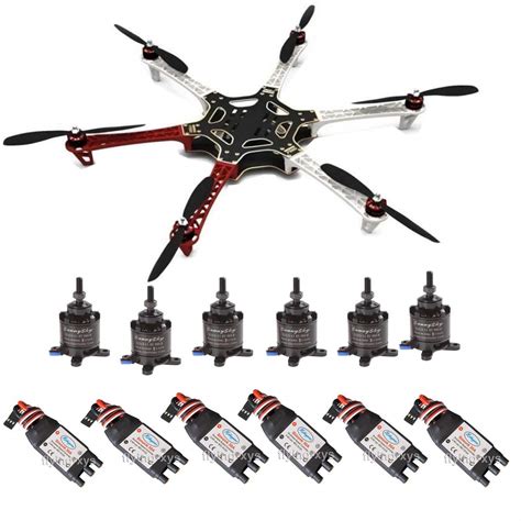 F Hexacopter Frame Kit Axis Multi Rotor Drone Flame Mm Airframe