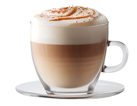 Cup Of Hot Cappuccino Coffee Illustration Generative Ai Png