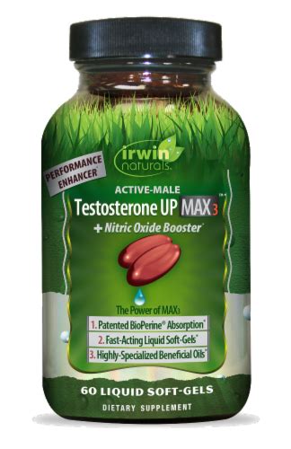 Irwin Naturals® Testosterone Up Max3™ Nitric Oxide Booster Liquid