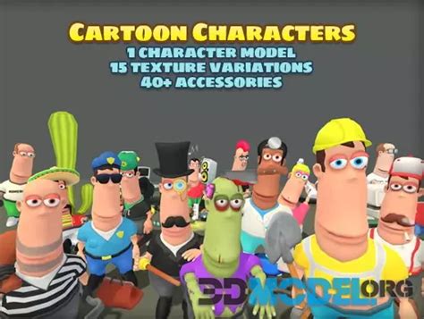 Unity Asset – Cartoon Characters