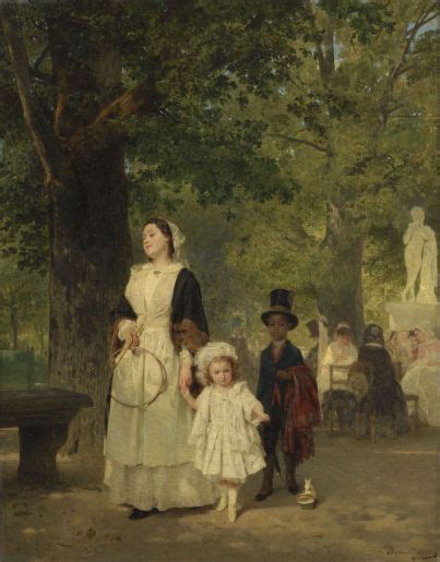 Une promenade mondaine dans un jardin parisien Histoire analysée en