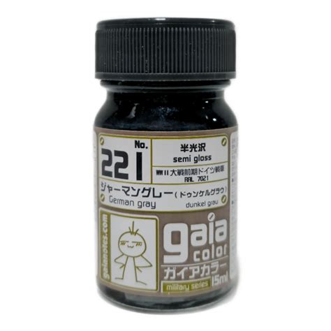 221 Semi Gloss German Gray Gaianotes 15ml Bottle GundamPros