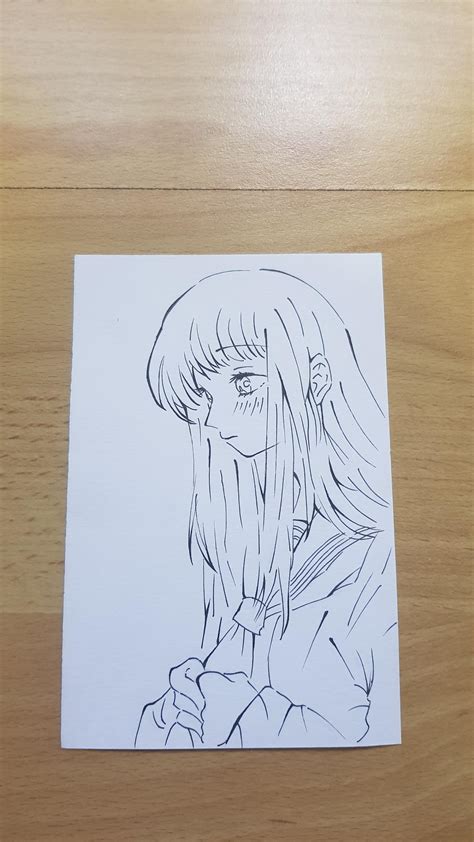 A simple sketch from a manga panel : r/AnimeART