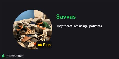 Savvas Stats Streams And More Stats Fm