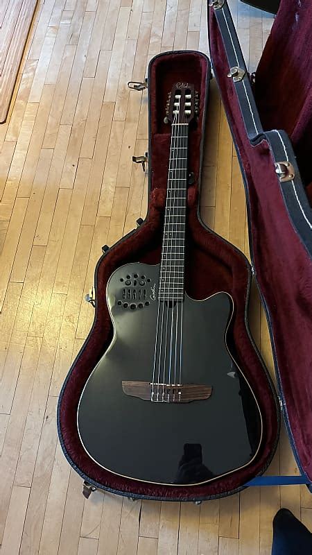 Godin Multiac Acs Slim Sa With Original Hard Shell Case Reverb