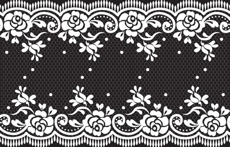 Seamless Lace Pattern Flower Vintage Vector Background Vector