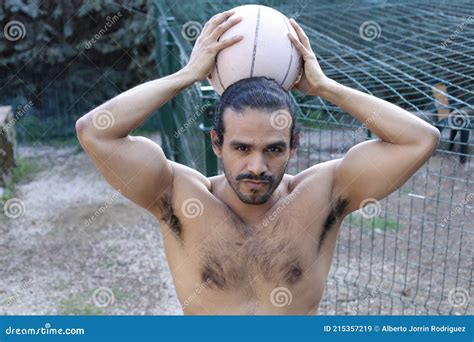 Very Attractive Shirtless Basketball Player Stock Image Image Of