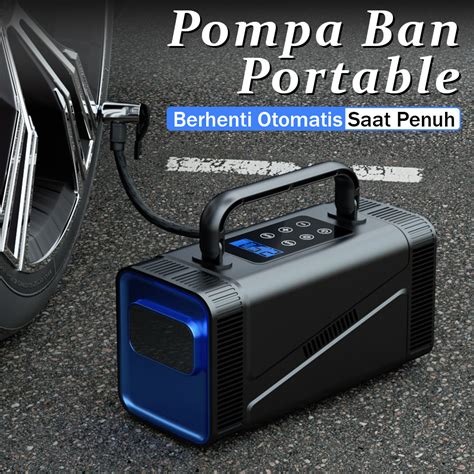 Jual Pompa Angin Kompresor Ban Mobil Motor Sepeda Elektrik Portable