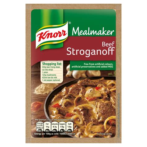 Knorr Mealmaker Beef Stroganoff 50g Centra