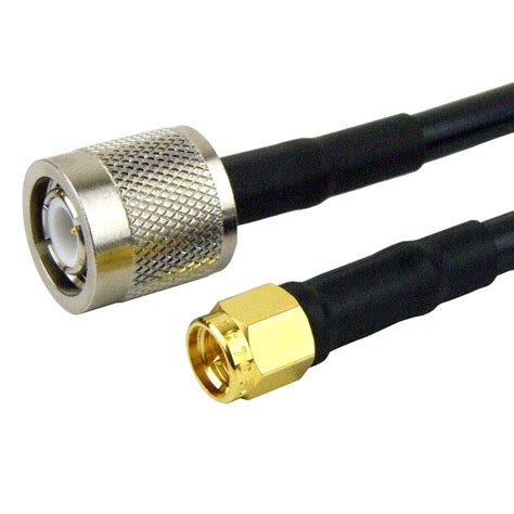 Sma Male To Tnc Male Cable Rg223 Coax In 12 Inch With Lf Solder