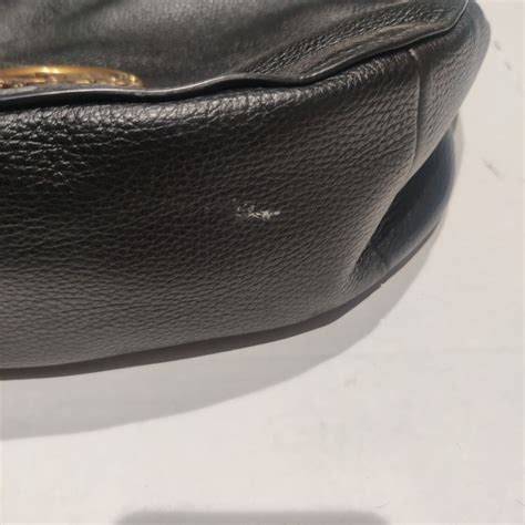 Coach Black Genuine Leather Purse See Photos - Gem