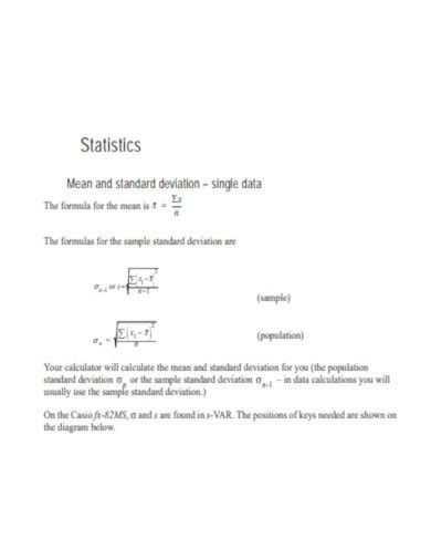 Sample Variance Calculator, PDF