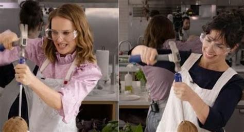 Natalie Portman Tries To Cook Like A Professional Chef Relying On Only ...