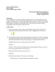 Bibl Ot Bible Study Observation Assignment Template Ay Docx