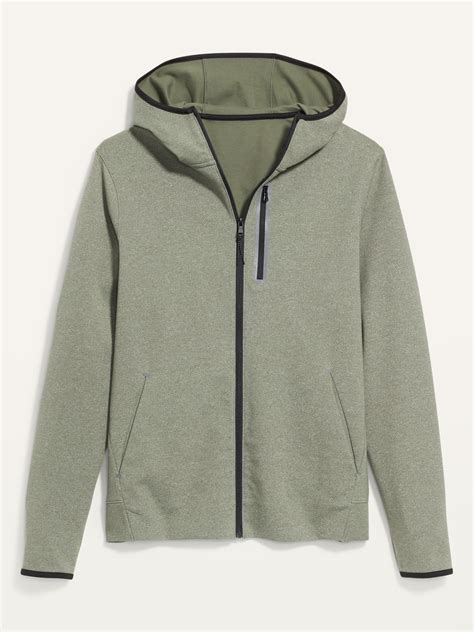 Dynamic Fleece Full Zip Hoodie For Men Old Navy