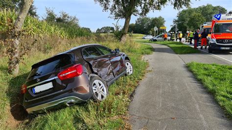 Zwei Verletzte Bei Unfall Auf B430 Bei Reher SHZ