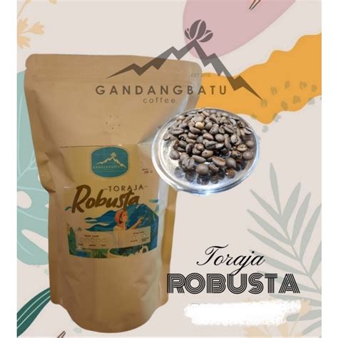 Jual Kopi Toraja Robusta Kemasan 500 Gram Murah Shopee Indonesia