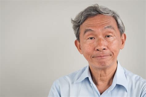 Premium Photo Portrait Of Asian Senior Man