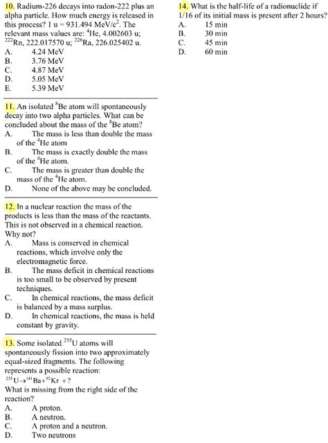 Solved Radium Decays Into Radon Plus An Alpha Chegg