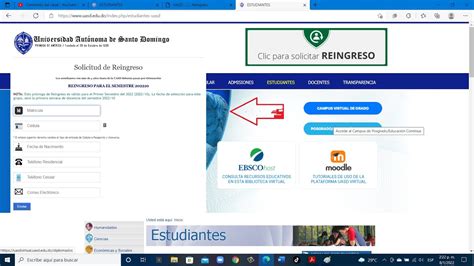 Como Hacer El Reingreso En Linea En La Universidad Autonoma De Santo