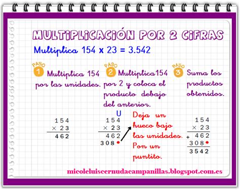 Como Hacer Multiplicaciones De Dos Cifras Tesama