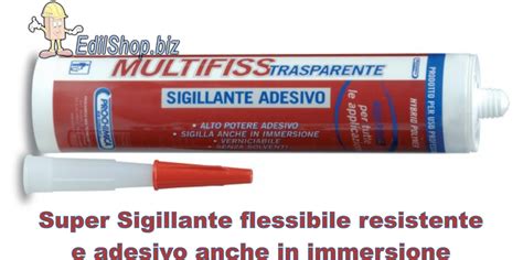 Multifiss Prochimica Sigillante Silicone Adesivo Potente Polimeri Ms