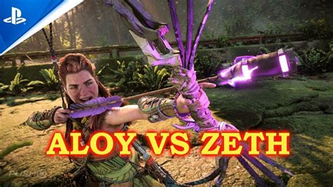 Aloy Vs Zeth Crazy Boss Fight Horizon Forbidden West Burning