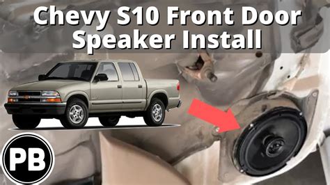 1998 2004 Chevy S10 Blazer Jimmy Sonoma Front Door Speaker Install Youtube