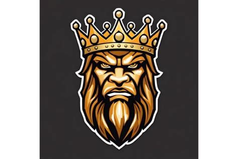 King Logo Design Graphic by mimishop · Creative Fabrica