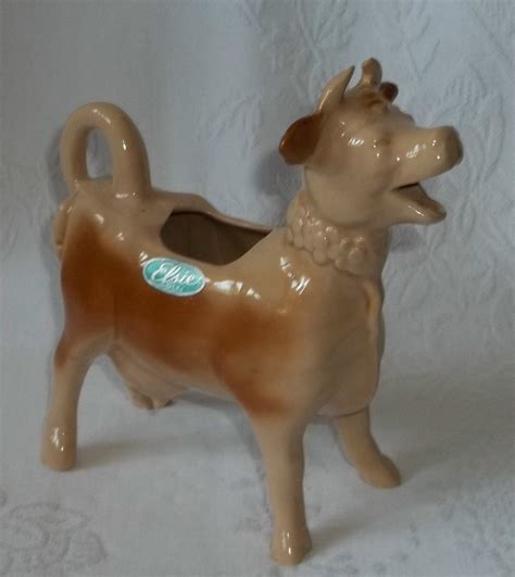 Vintage Elsie The Cow Creamer S Era Estate Find Elsie Tag Elsie