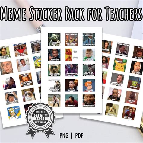 funny reaction stickers etsy