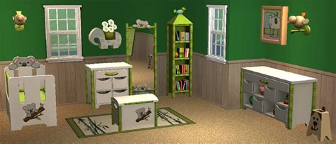 Mod The Sims - TS3_TS2 Panda & Friends Nursery Set | Nursery set ...