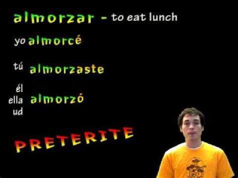 spanish lesson preterite ar verbs gar car zar youtube