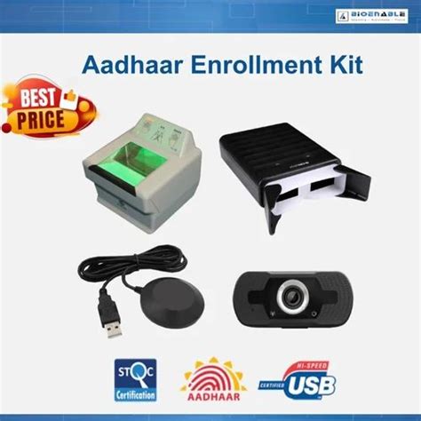 Uidai Aadhaar Kit Aadhaar Enrollment Kit Slap Fingerprint Scanner