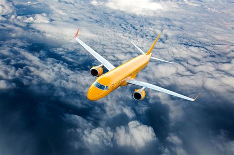 Fondos De Pantalla Avións Avión Comercial Cielo Nube Vuelo Amarillo