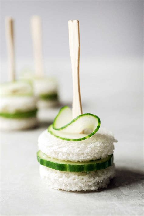 Easy Cucumber Tea Sandwiches - Oh, How Civilized