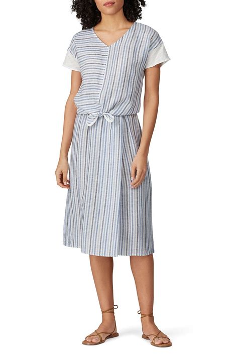 Striped Tie Front Top By Sita Murt Rent The Runway